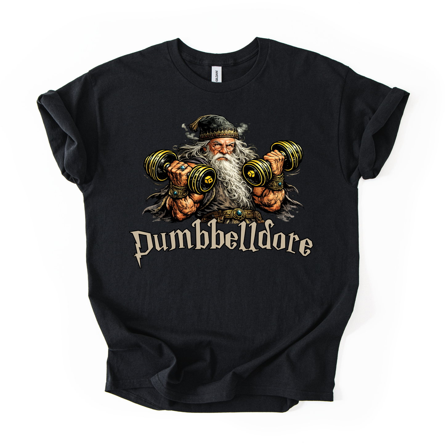 Dumbbelldore T-Shirt - Funny Gym Workout Tee