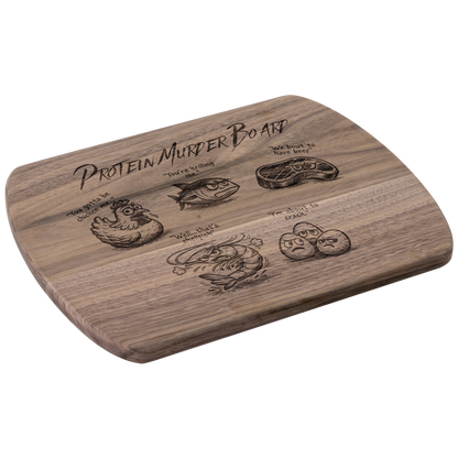 Funny_Protein_Murder_Chopping_Board_Dark_Rounded_H_Angle_Mockup.png_15410836